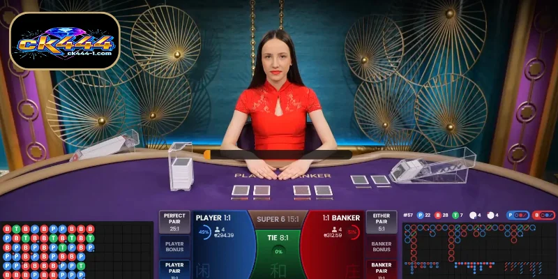 Baccarat CK444 খেলার নিয়ম ও নির্দেশিকা।